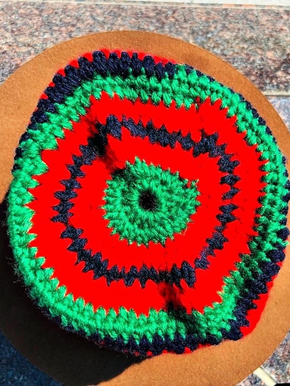 Men Colorful Patterned Hat - Picture 3 of 3